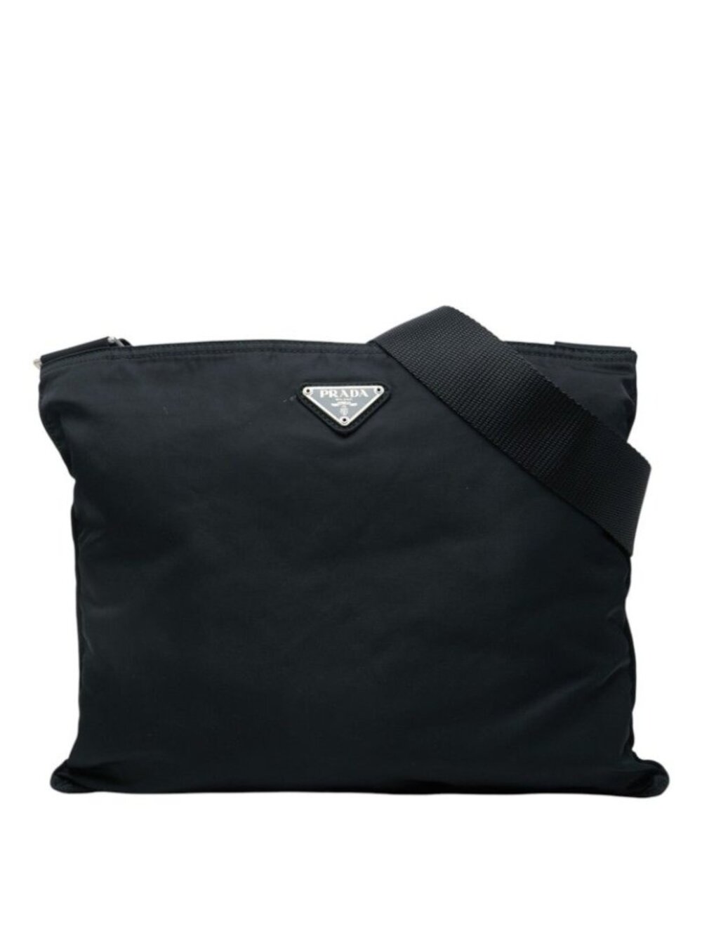 Prada Crossbody Shoulder Bag Black Nylon